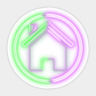 Neon Roundhouse [Logo] Sticker